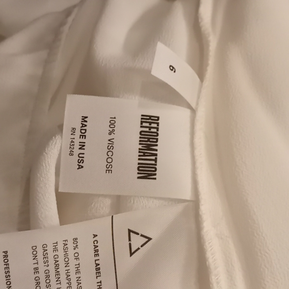 Reformation  ivory maxi skirt slip - Picture 2 of 8